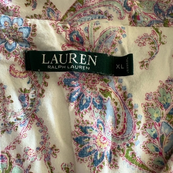 Polo by Ralph Lauren Floral Paisley night shirt - Picture 2 of 5
